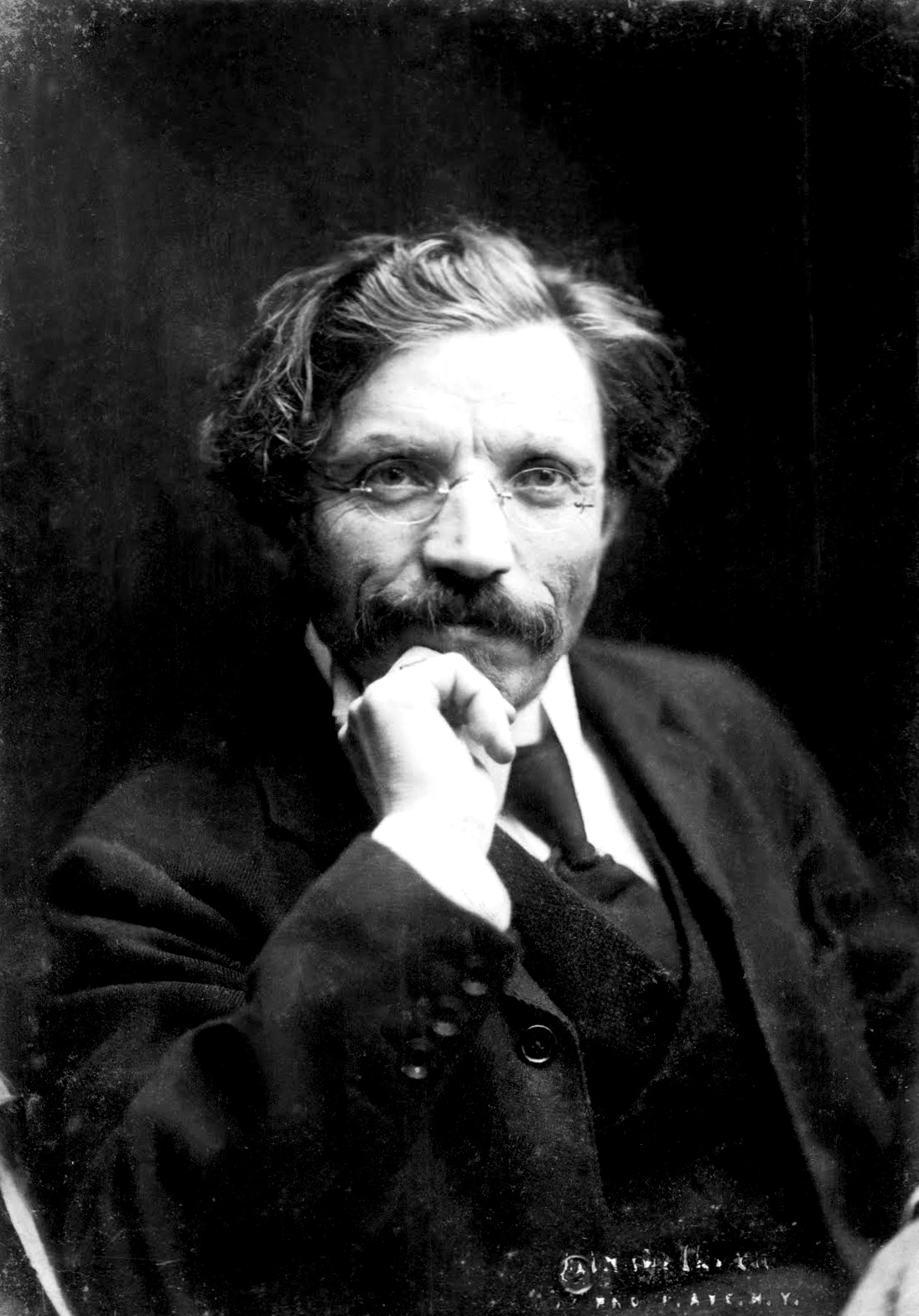 Fotografia de Sholem Aleichem (1907)